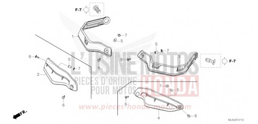 KNUCKLE GUARD CRF1100A3R de 2024